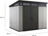 Keter Capanno per attrezzi da giardino Artisan 77 214 x 218 Anteprima dell’immagine prodotto 51