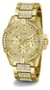 Guess Herren Uhr Armbanduhr FRONTIER W0799G2 Edelstahl gold Produktbild-Vorschau 11