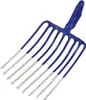 Steingabel, 9 Zinken blau/silber lackiert Produktbild-Vorschau 3