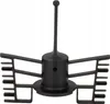 A black kitchen appliance attachment is shown against a white background. Produktbild-Vorschau