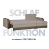 KomfortWelt24 Ecksofa mit Schlaffunktion und praktischem Produktbild-Vorschau 3