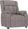vidaXL Fotel Relax tkanina taupe Podgląd zdjęcia produktu 1