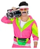 80´s Disco Gürteltasche - Neon Bauchtasche für Mottoparty & Produktbild-Vorschau 2