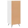 [Home] Sideboard Hochglanz-Weiß 34,5x34x90 cm Holzwerkstoff Produktbild-Vorschau 8