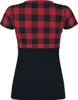 Rock Rebel by EMP Damen schwarz-rot kariertes T-Shirt im Produktbild-Vorschau 2