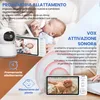 Extralink Reya Baby Monitor MO570 con Monitor da 5", VOX, Anteprima dell’immagine prodotto 7