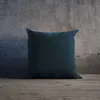 Samt Kissen Set, Zierkissen, 45x45 cm, Dunkelblau, mit Produktbild-Vorschau 3