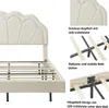 ProximaX Doppelbett 140x200 cm mit Muschelkopfteil, Samt Produktbild-Vorschau 11