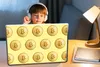 MuchoWow® Laptop Aufkleber Sticker Cover Bitcoin - Gold - Produktbild-Vorschau 3
