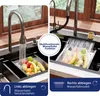 DeerValley Schwarzgrau Edelstahl Küchenspüle mit Produktbild-Vorschau 10