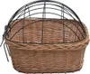 vidaXL Fahrradkorb Vorne mit Deckel 50x45x35 cm Natur Weide Produktbild-Vorschau 6