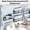 Duschablage, ohne Bohren, Duschregale, 6 Stück Duschkorb Produktbild-Vorschau 2