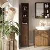 Koupelnová skříňka Vicco Naola Dub/černá 30 x 167.5 cm se 3 Náhled obrázku produktu 3