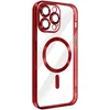 Avizar, MagSafe Hülle iPhone 14 Pro Chromrand  Rot Produktbild-Vorschau 2