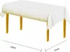 Einweg-Tischdecke für einen mit weißer Folie und goldenem Produktbild-Vorschau 2
