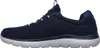Side view of a navy blue sneaker with a white sole. Produktbild-Vorschau