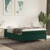 vidaXL Boxspringbedframe, donkergroen, 140x190 cm, fluweel Productafbeelding-voorbeeld 2