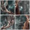 Bilder auf glas - Einteilig - Hirsch Hirsch Winter - Produktbild-Vorschau 8