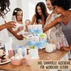 MilaBoo® Windeltorte Mädchen 2-stöckig – rosa Babygeschenk Produktbild-Vorschau 5