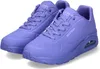 A pair of purple Skechers sneakers are shown from a slightly elevated angle against a white background. Náhled obrázku produktu