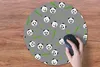 MuchoWow® Mauspad Mousepad Panda - Bambus - Entwurf 50x50 Produktbild-Vorschau 3