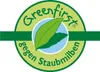 A circular logo with text and leaves. Produktbild-Vorschau