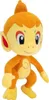 A plush toy of a monkey-like creature with orange and yellow fur, standing on a white background. Produktbild-Vorschau