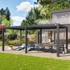 PRIMEYARD Pergola 3x6 m Aluminium Pfosten mit Lamellendach Produktbild-Vorschau 3