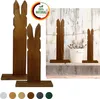 Floranica 2er SET  Osterdeko Hase aus Holz Braun 40 und 50 Produktbild-Vorschau 1