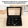 Schmuckkasten, 2er Set-Schmuckschatulle, mit Glasdeckel, Produktbild-Vorschau 7