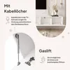 Meuble TV bas Idohome Angel 300 cm blanc mat - Meuble TV, Voir les images du produit 8