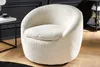 riess-ambiente Drehbarer Design Sessel ALPINE weiß Bouclé Produktbild-Vorschau 5