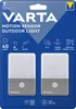 Packaging for a twin pack of Varta motion sensor outdoor lights. Produktbild-Vorschau