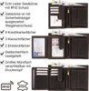 RFID Büffel Echt Leder Geldbörse Portemonnaie Herren mit Produktbild-Vorschau 4