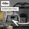 vhbw Akku kompatibel mit Gardena 8025-20 (35m Roll-up) Produktbild-Vorschau 4