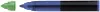 A green marker cap is shown next to a blue and black marker. Anteprima dell’immagine prodotto