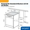 Geschirrspüler Unterbaufähig | Exquisit GSP9114-451D weiss Produktbild-Vorschau 8