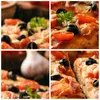 Bilder auf glas - Einteilig - Pizza Käse Tomaten - 80x120cm Produktbild-Vorschau 8