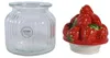 Szklany słoik z pokrywką Truskawki 19cm Przezroczysty / Podgląd zdjęcia produktu 1