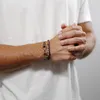 trendor 75804 Armband mit Unendlichkeits-Symbol Leder/PU Braun-Schwarz 3 Produktbild-Vorschau
