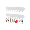 Lot de 2 porte-clés muraux sans perçage, porte-clés mural à Voir les images du produit 2