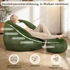 HOMMPA Jednoosobové křeslo s polštářem a podnožkou, Náhled obrázku produktu 5