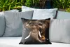MuchoWow® Outdoor Kissen - Elefant - Papagei - Zähne - Produktbild-Vorschau 4