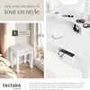 Coiffeuse avec 3 miroirs 7 tiroirs - blanc Voir les images du produit 5