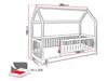 MIRJAN24 Kinderbett Greta 90, Kinderzimmer Bett mit Produktbild-Vorschau 3