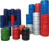 Stahlmetallfass TH 60L mit 2 und 3/4 Kappen - SCHWARZ Produktbild-Vorschau 3