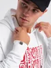 Ombre Clothing Herren-Kapuzenpullover mit Kapuze Jael weiß Produktbild-Vorschau 2