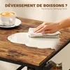 HOMCOM Table de bar mange-debout table haute de cuisine Voir les images du produit 6