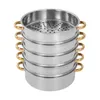 5 Etagen Dampfkochtopf  26cm Dampfkochtöpfe Edelstahl 5L Produktbild-Vorschau 3