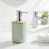 Orion | Distributeur de savon - Vert - 350 ml - en pierre Voir les images du produit 2